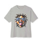 Diamond Drip Unisex Oversized Boxy Tee - Athletic Heather, S image