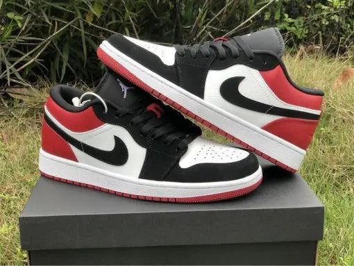 AJ 1 Low Black Toe Shoes Sneakers - nk0000732 image 13