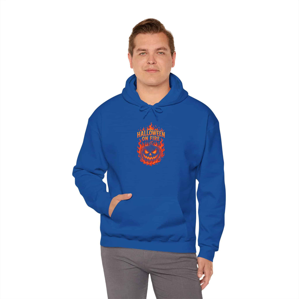 Halloween on Fire Hooded Sweatshirt image 65
