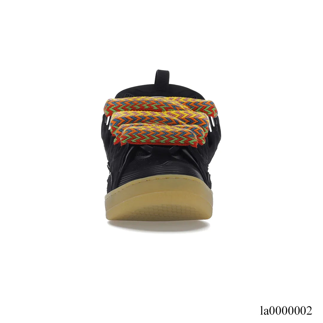 Lanvin Leather Curb Black Shoes Sneakers - la0000002 image 2
