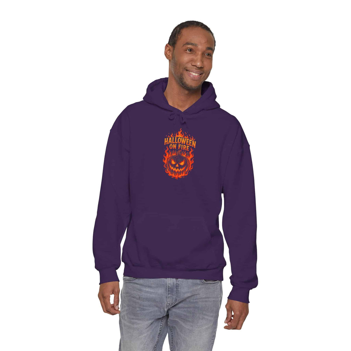 Halloween on Fire Hooded Sweatshirt image 102