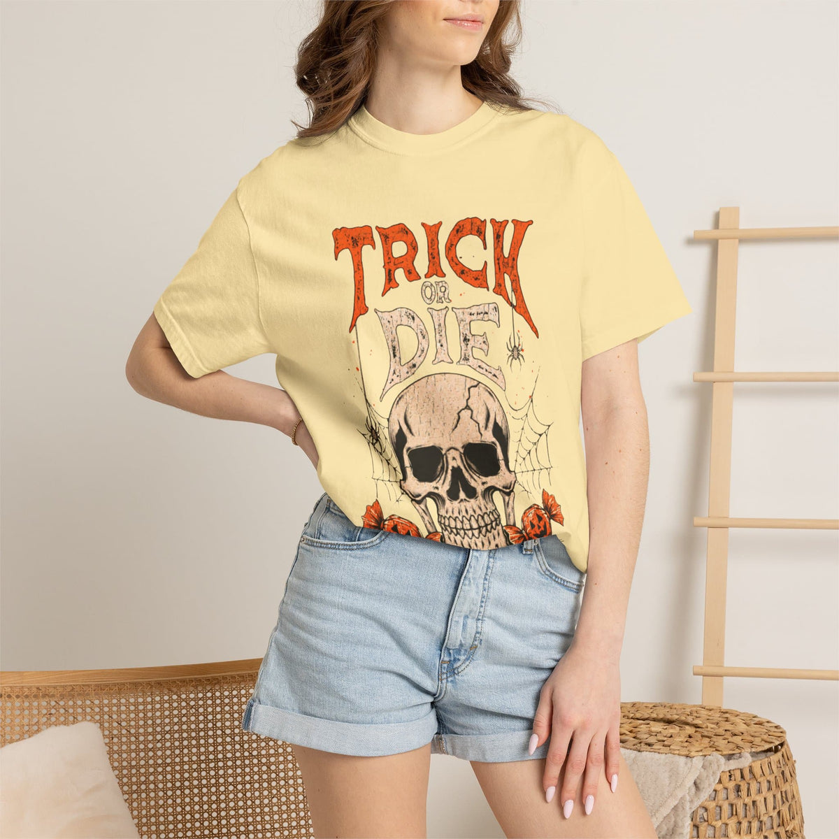 TRICK OR DIE Unisex Garment-Dyed T-shirt image 34