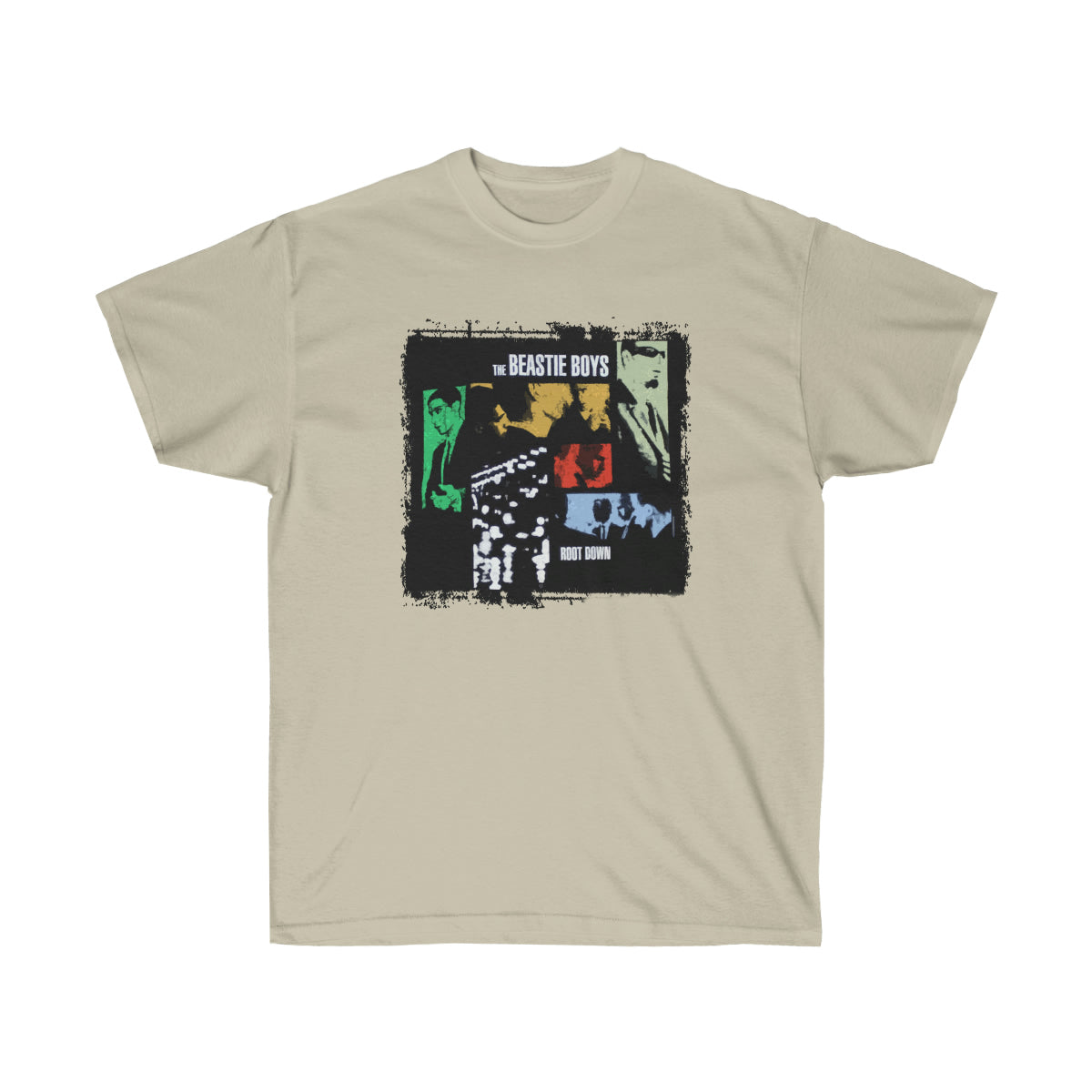 The Beasite Boys Root Down Men T-Shirt - Sand, M image