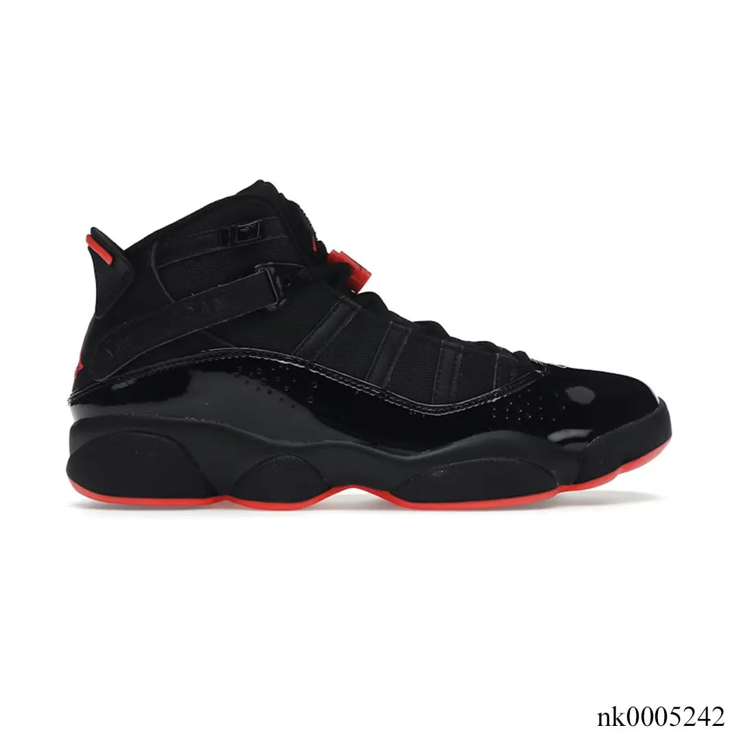 AJ 6 Rings Black Infrared Shoes Sneakers - nk0005242 image