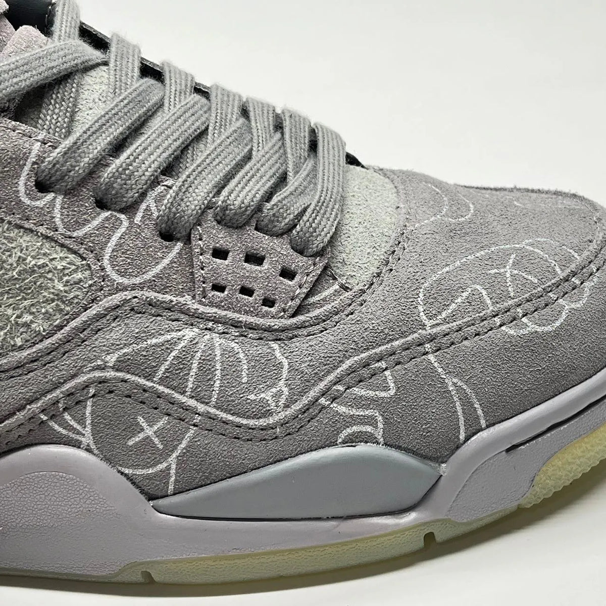 KAWS x AJ 4 Cool Grey Shoes Sneakers – nk0003104 image 12