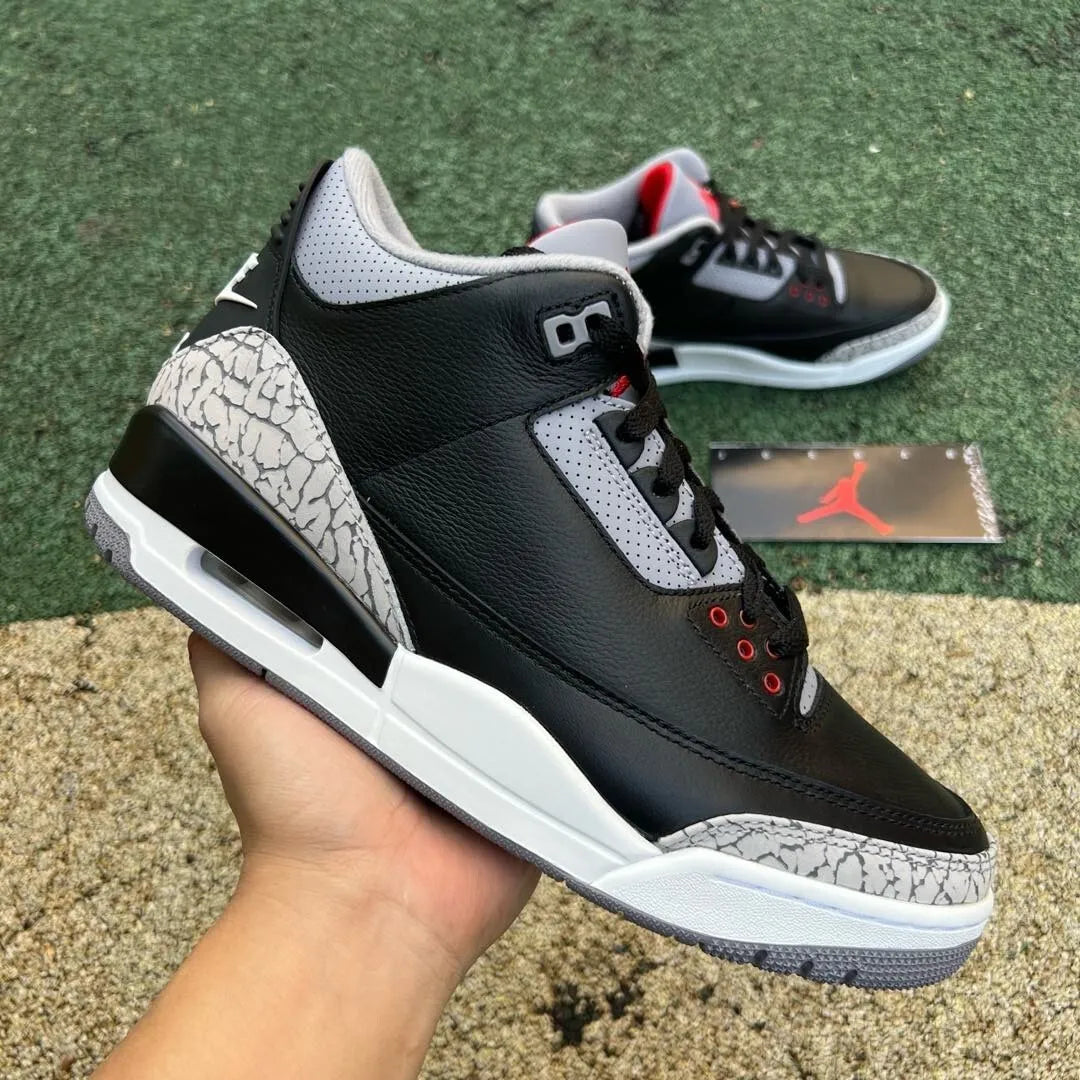 AJ 3 Black Cement 2024 Shoes Sneakers - nk0003883 image 5