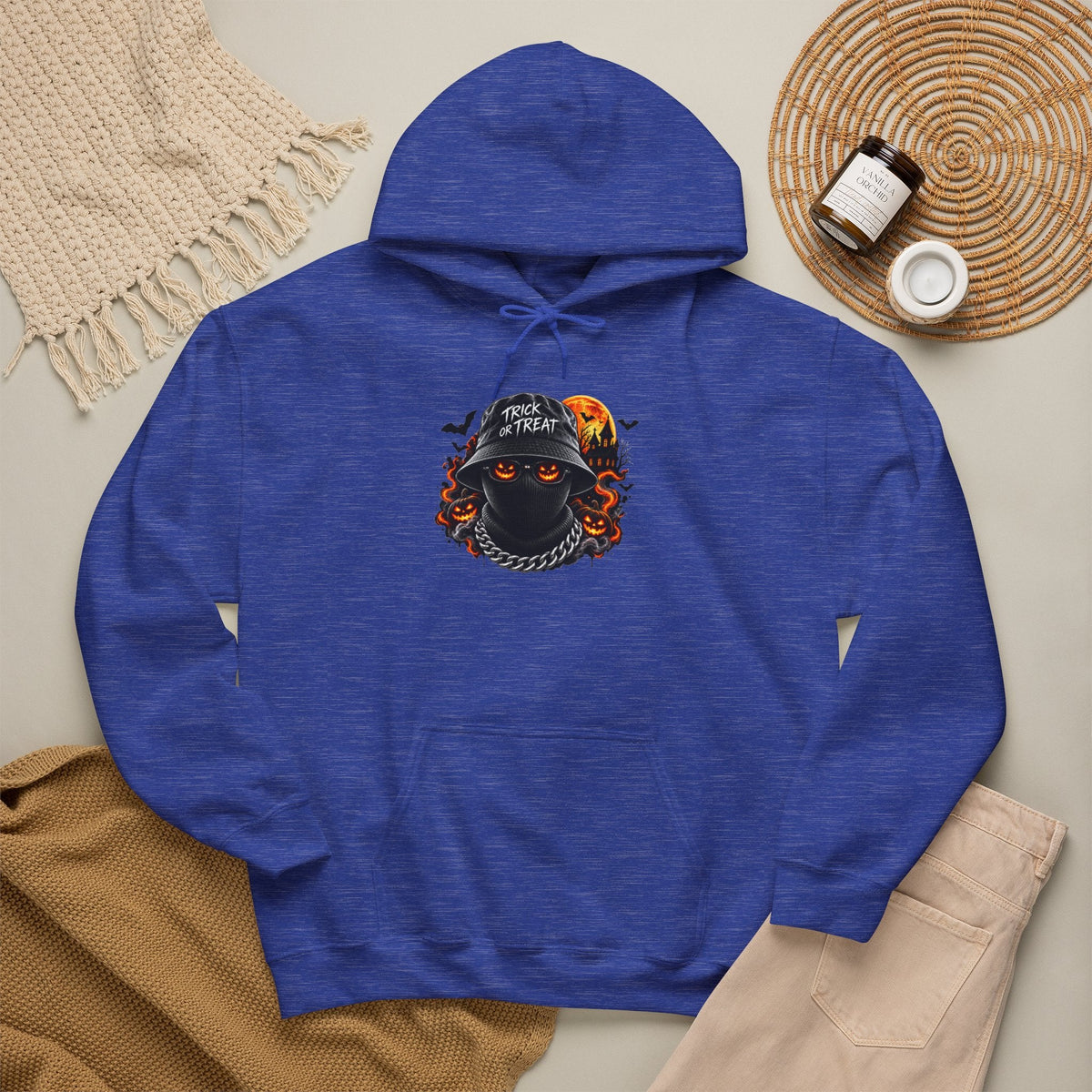 Spooky Streetwear Masked Hooded Sweatshirt image 40