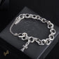 CH Silver Chain Link Bracelet - CH0066 image 3