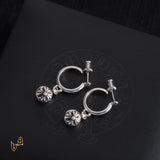 CH Cross Ball Flower Earrings - CH0155 image 0