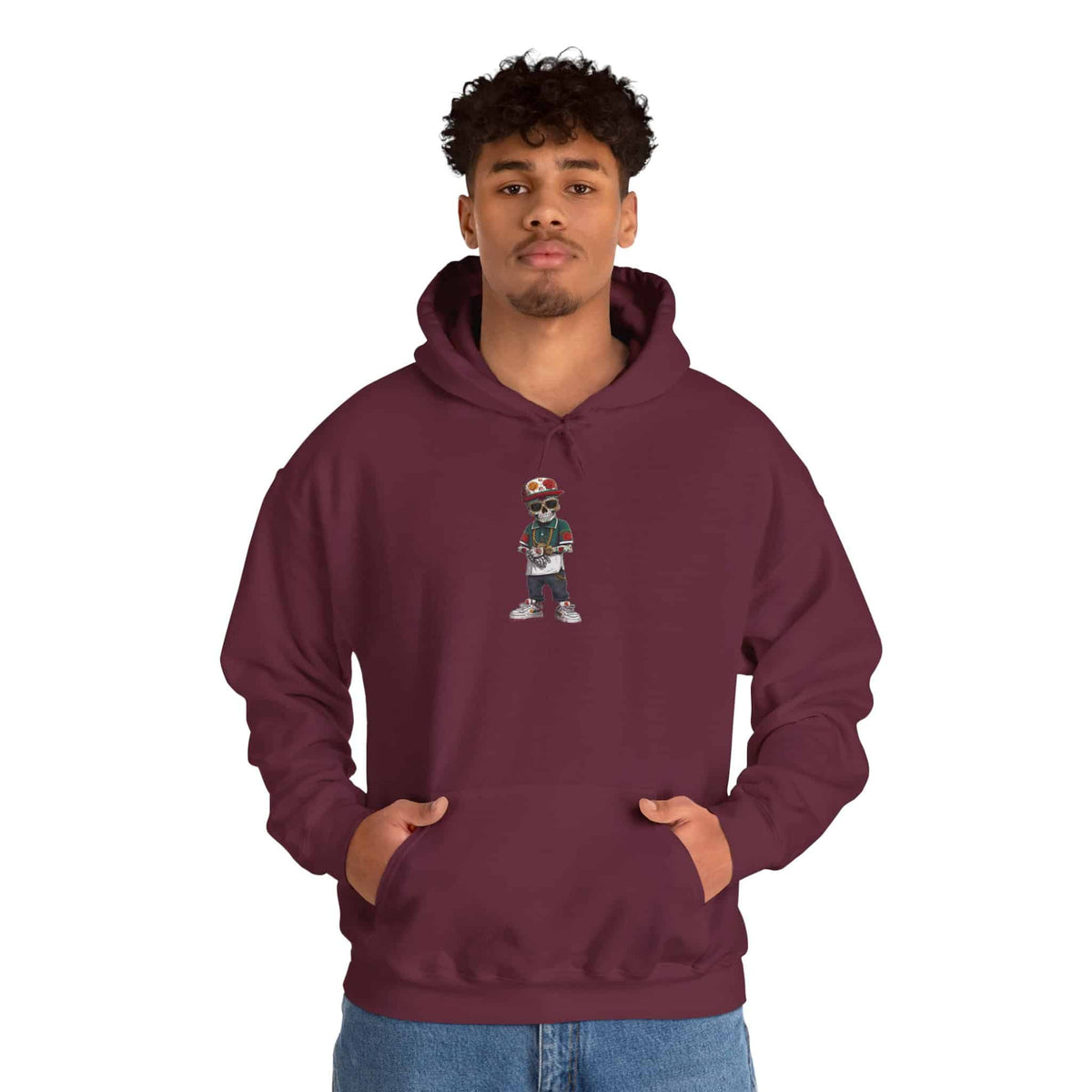 Skull Luxury Hooded Sweatshirt image 25