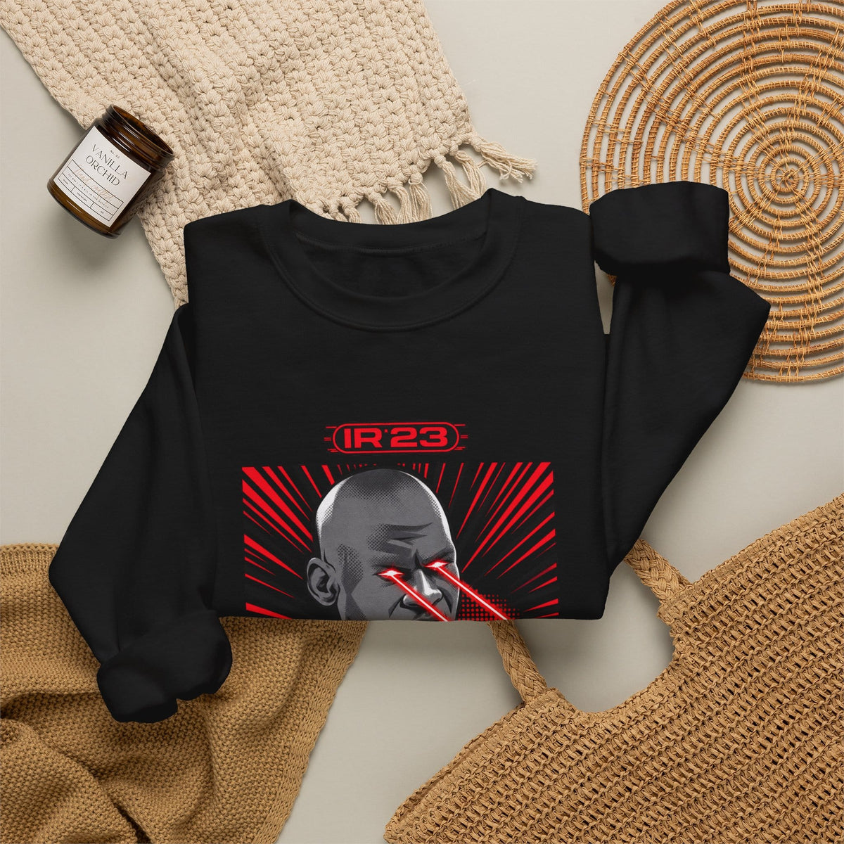 Graphic Print Crewneck Sweatshirt - POD0032 image 3
