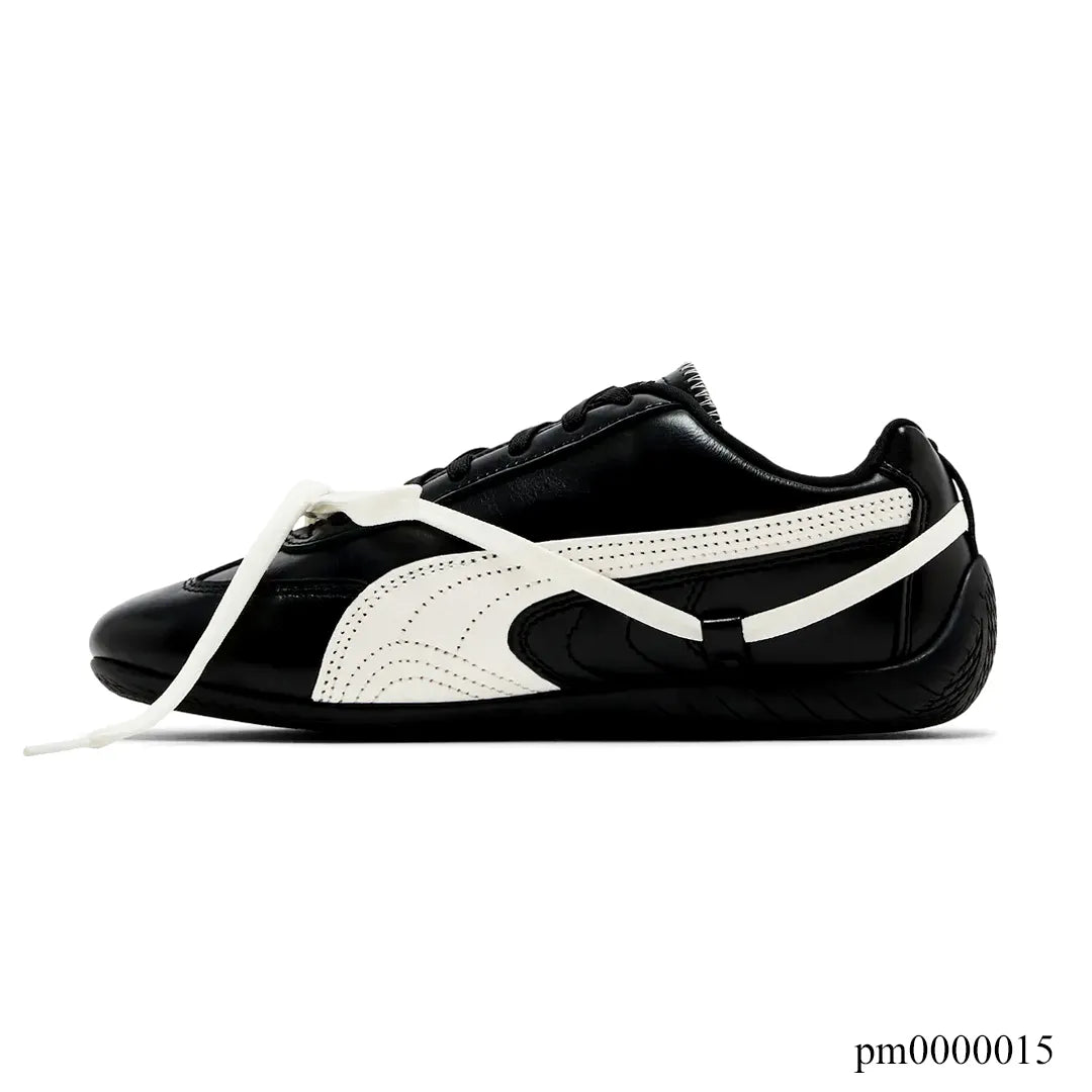 Rosé x PM Speedcat Premium Leather Black Shoes Sneakers - pm0000015 image 1