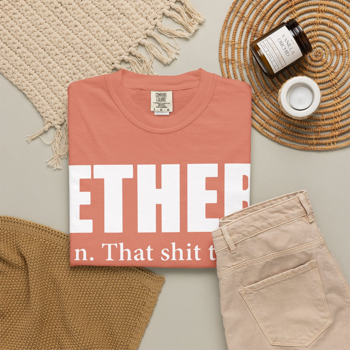 Ether Unisex Garment-Dyed T-shirt image 11