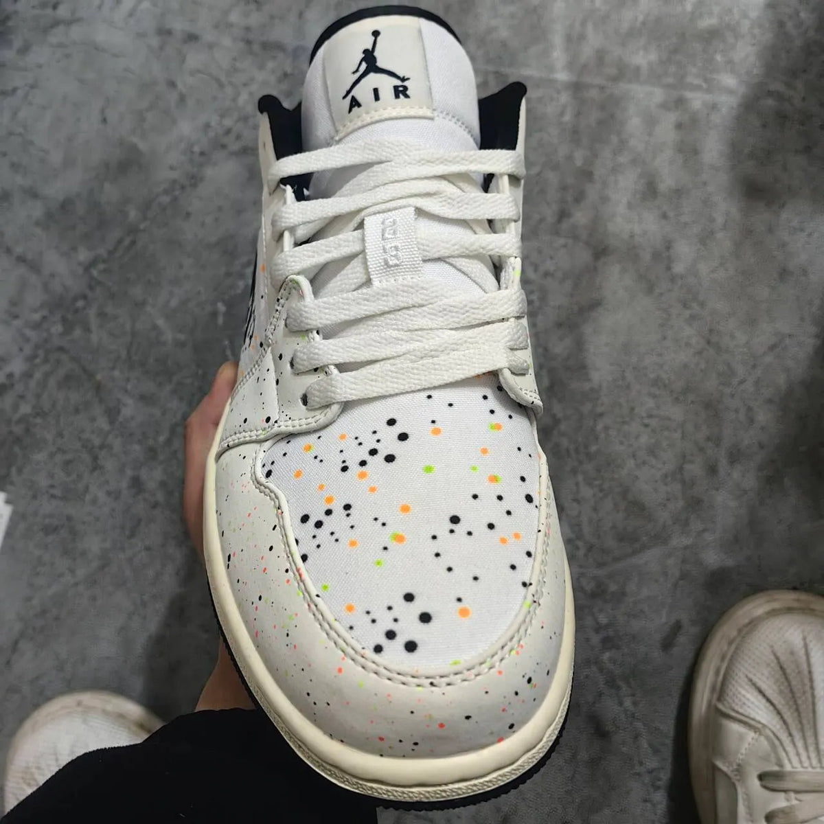 AJ 1 Low Brushstroke Shoes Sneakers - nk0003737 image 7