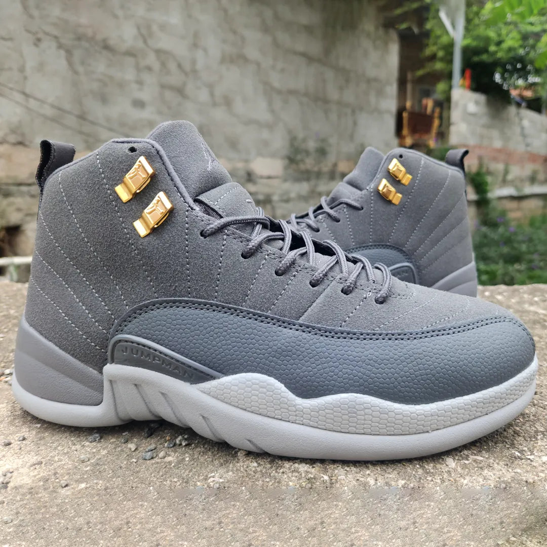 AJ 12 Dark Grey Shoes Sneakers – nk0004540 image 3