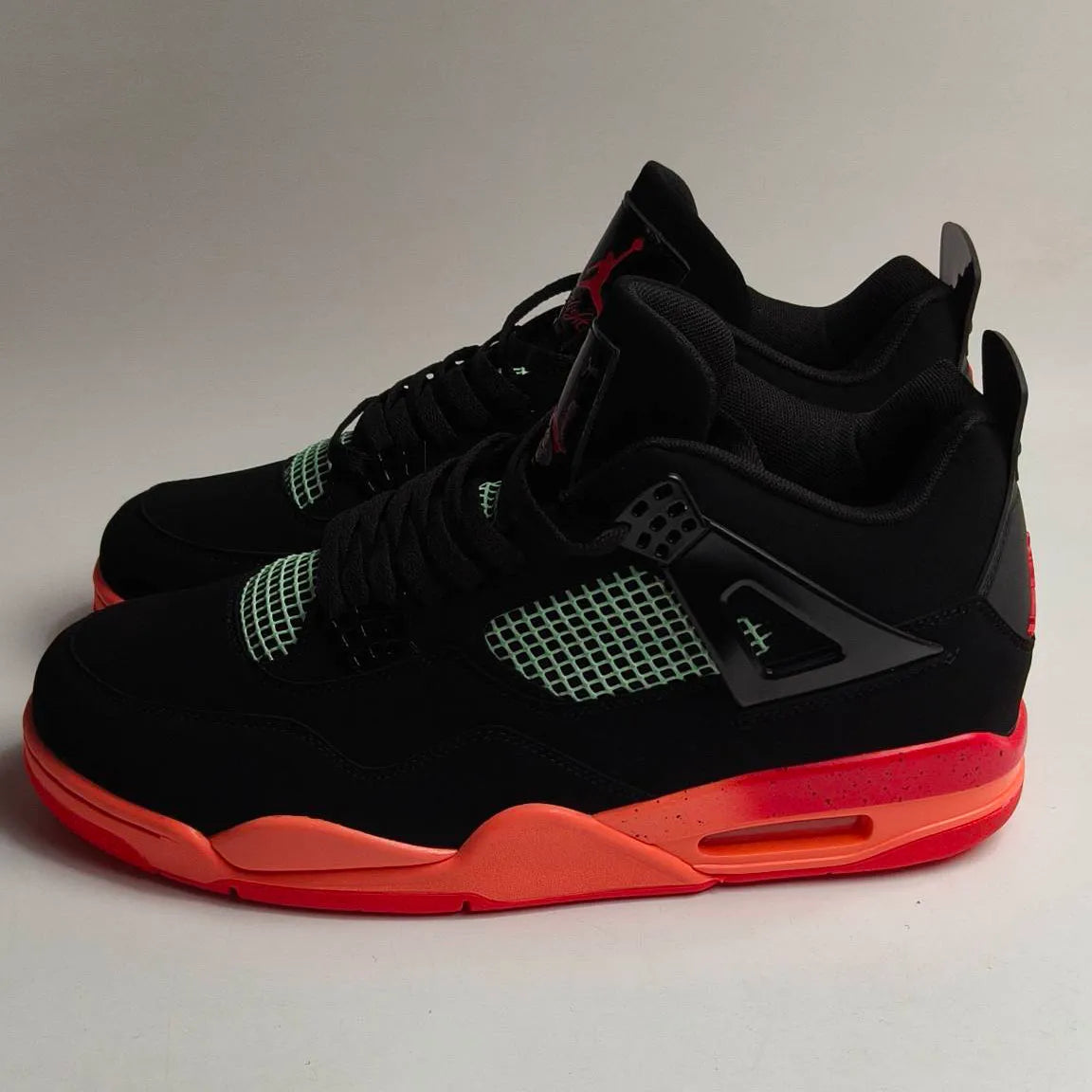 AJ 4 Retro Black Infrared Barely Volt Shoes Sneakers - nk0005052 image 3