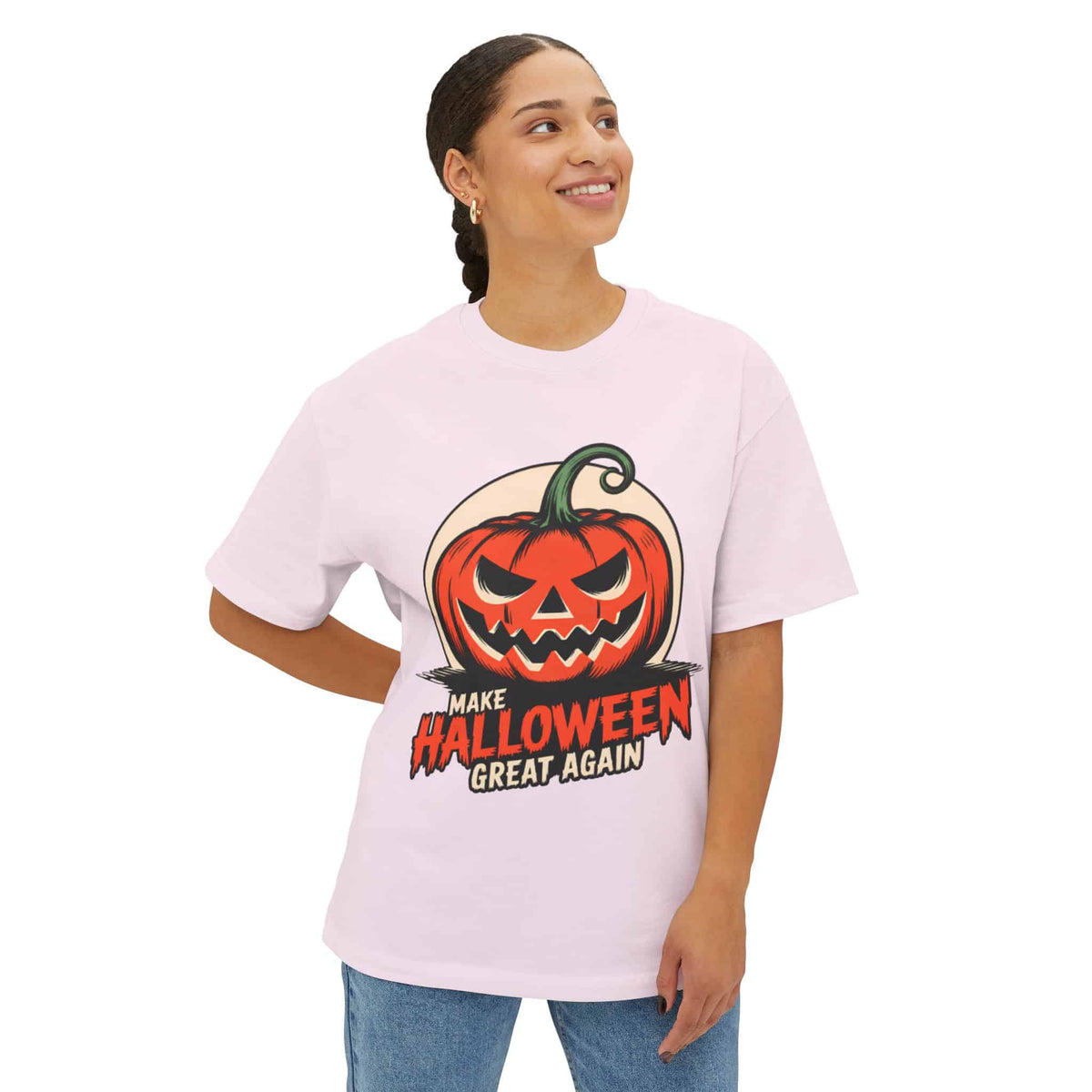Make Halloween Great Again Unisex Oversized Boxy Tee image 14