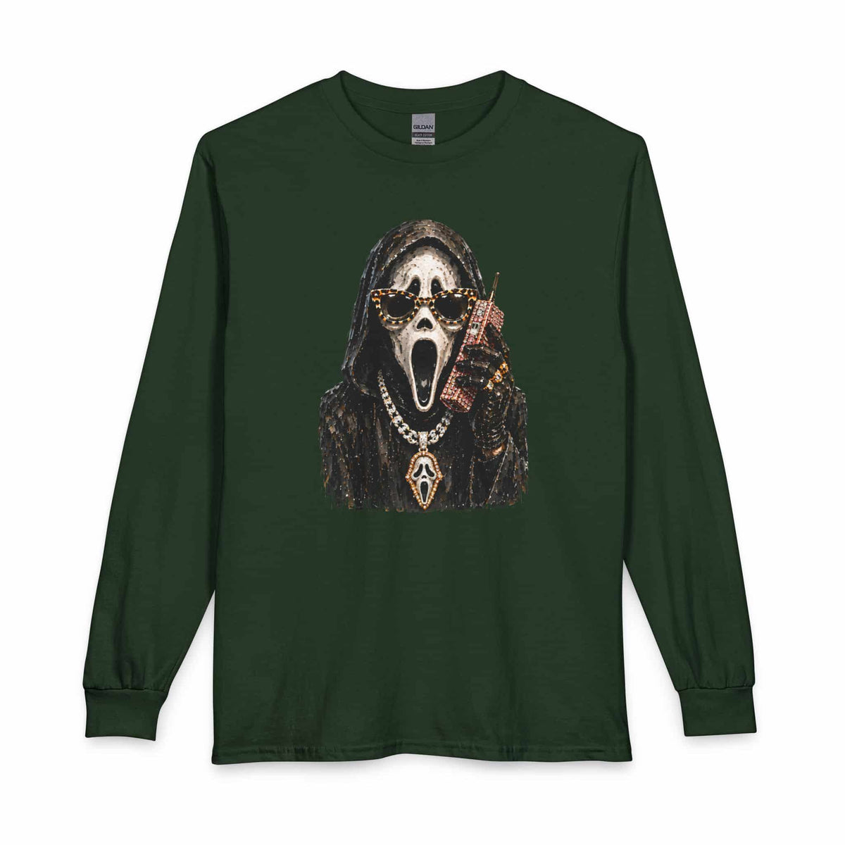 Halloween Ghostface Long Sleeve T-Shirt image