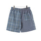 BUR Archive Check Panel Shorts in Blue - 375 - bbr0000375 image 1