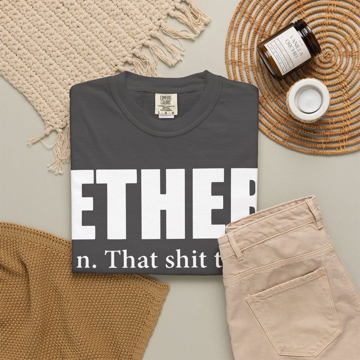 Ether Unisex Garment-Dyed T-shirt image 23