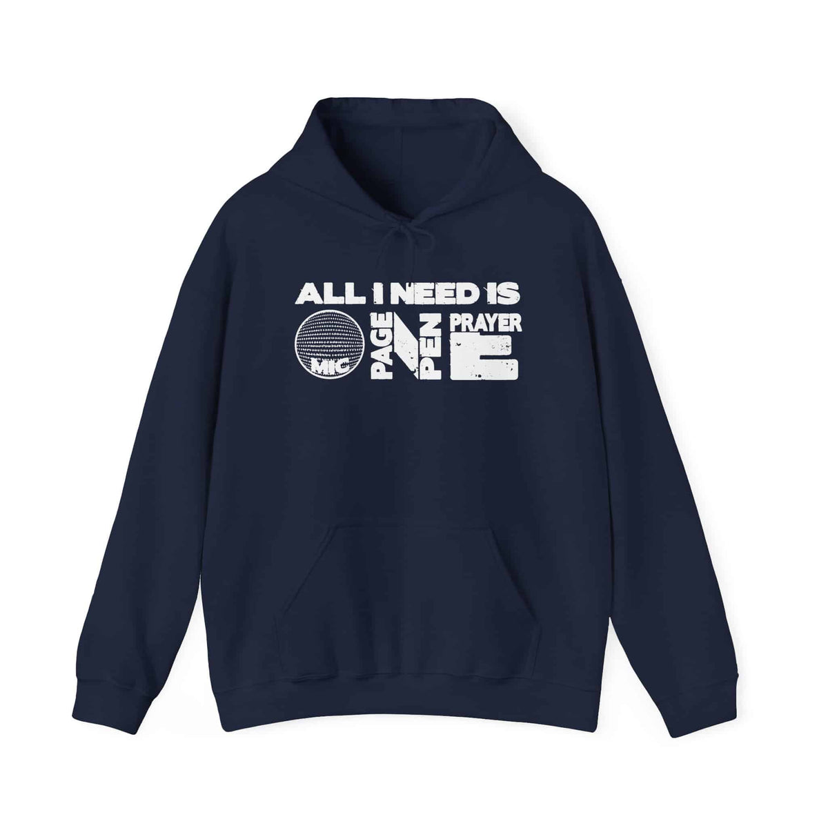 ALL_I_NEED_IS Unisex Heavy Blend™ Hooded Sweatshirt - 4XL, Navy image