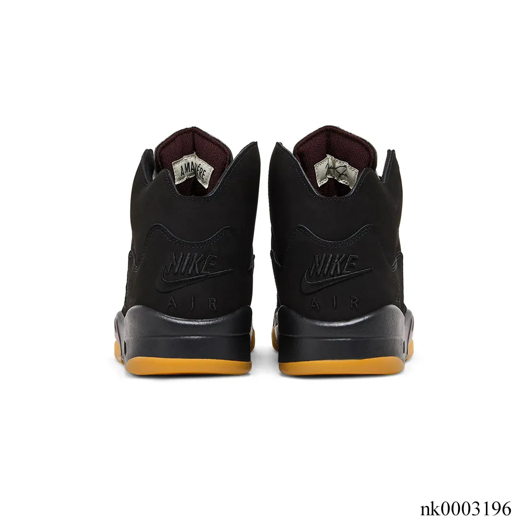A Ma Maniére x AJ 5 Black/Burgundy Crush - nk0003196 image 3
