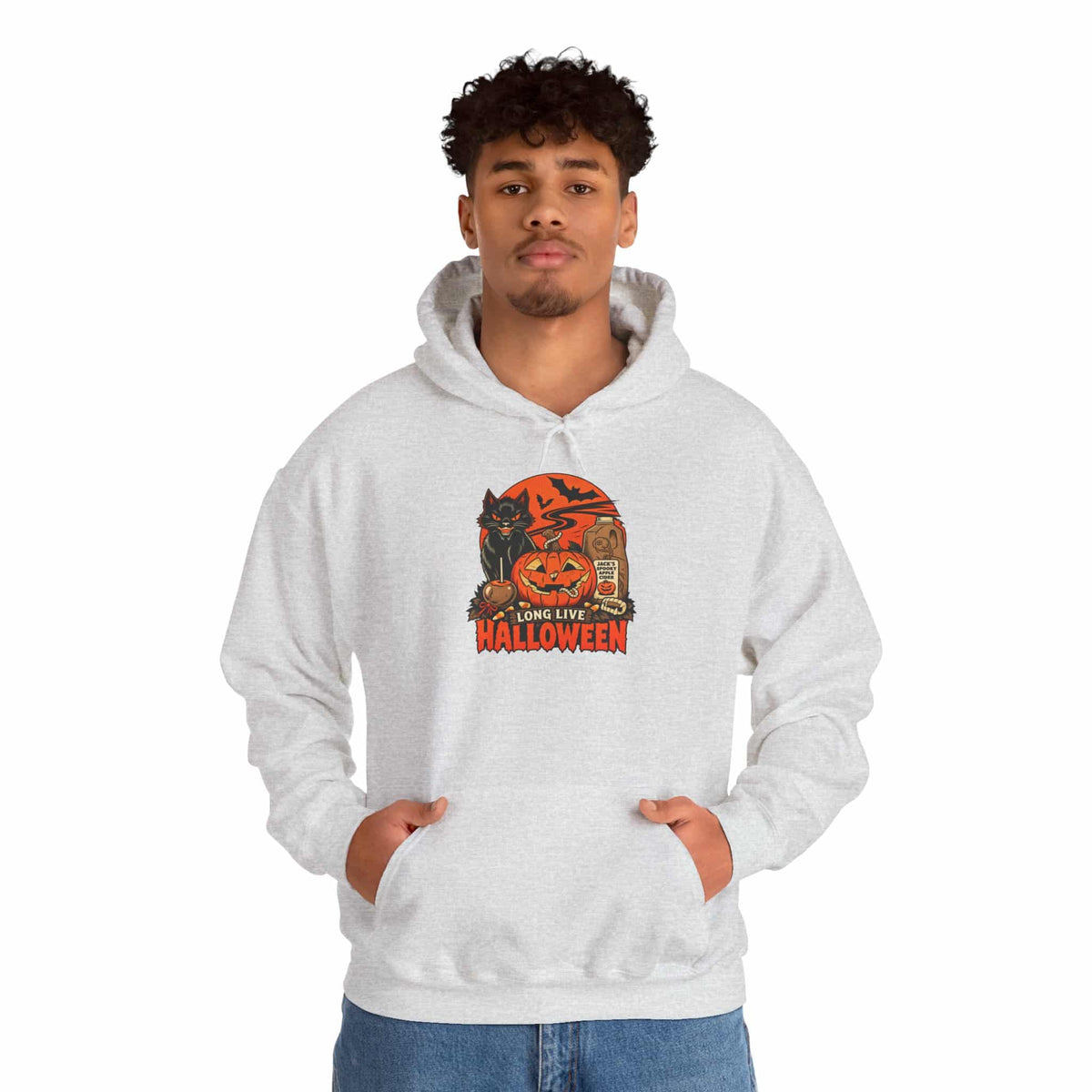 Midnight Cat Hooded Sweatshirt image 108