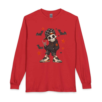 Boy Skeleton Halloween Long Sleeve T-Shirt image 16