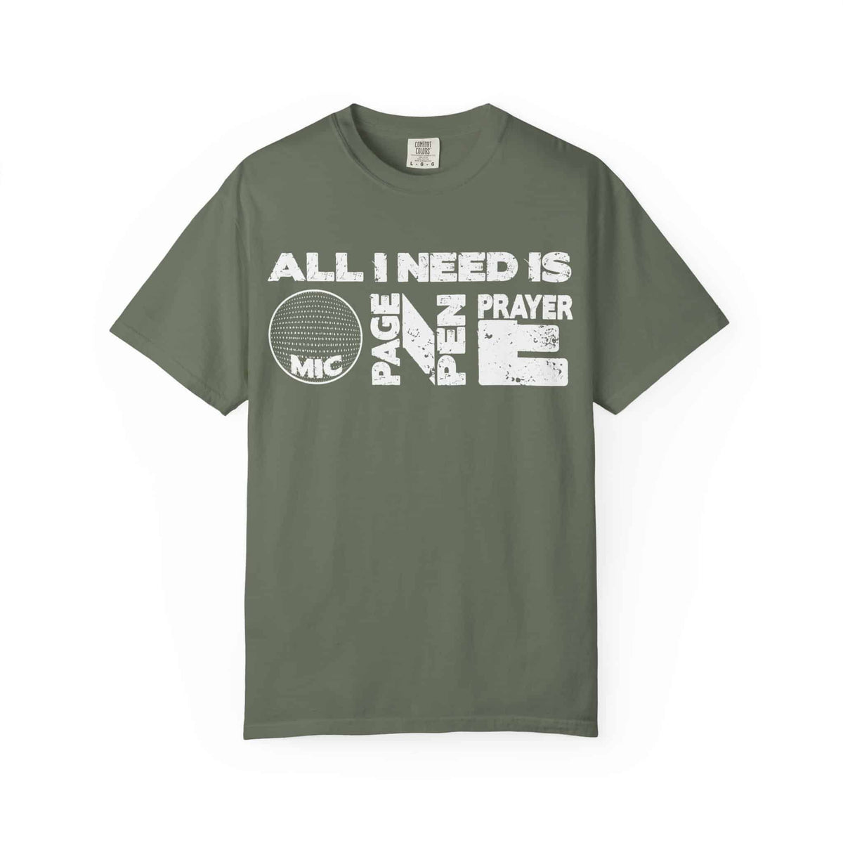 ALL_I_NEED_IS Unisex Garment-Dyed T-shirt image