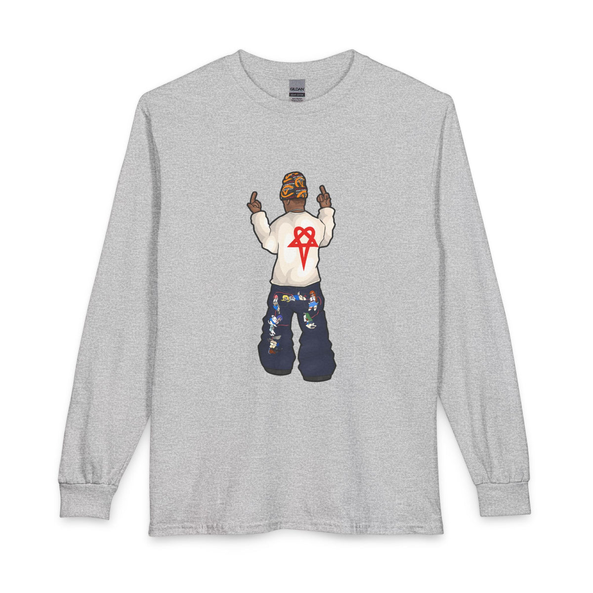 Rebel Attitude Long Sleeve T-Shirt image