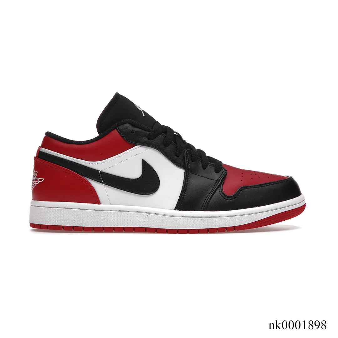 AJ 1 Low Bred Toe Shoes Sneakers - nk0001898 image