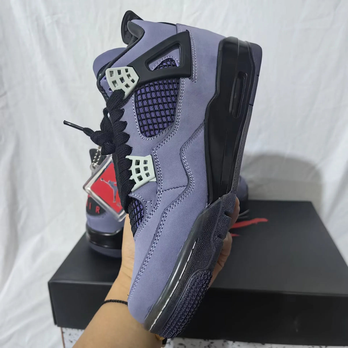 Travis Scott x AJ 4 F&F Dynasty Purple Shoes Sneakers - nk0003926 image 7