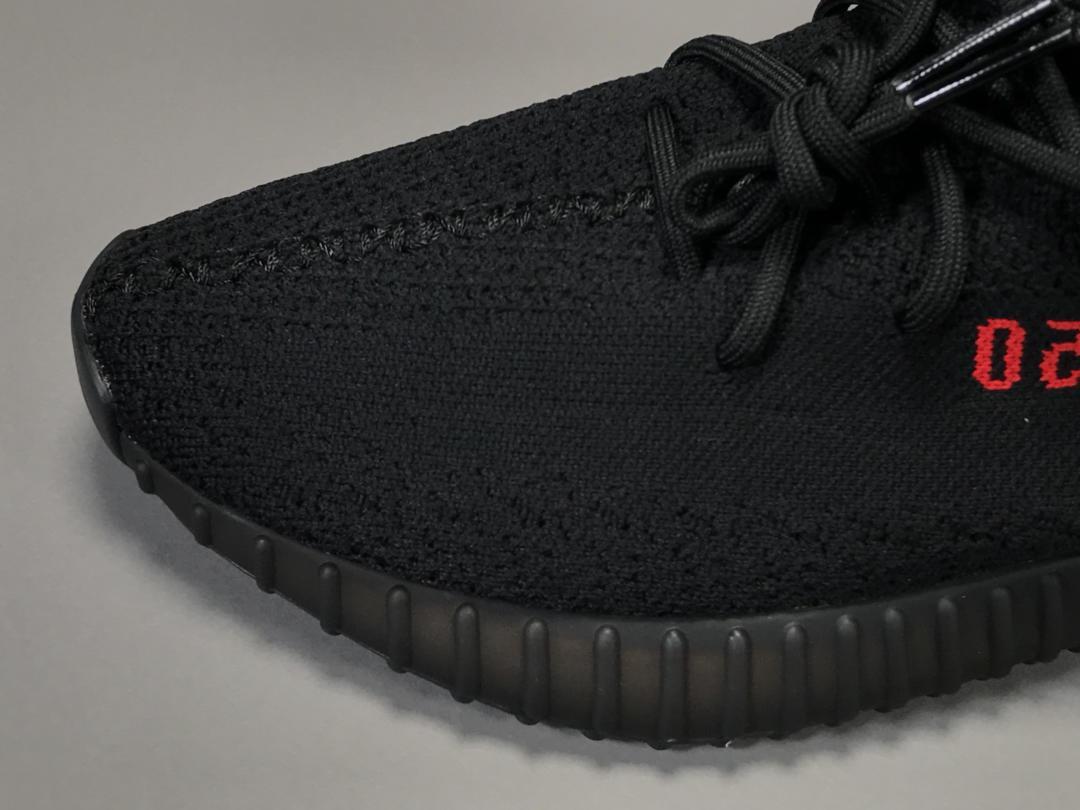 YzY Boost 350 V2 Black Red Shoes Sneakers - ad0000012 image 4