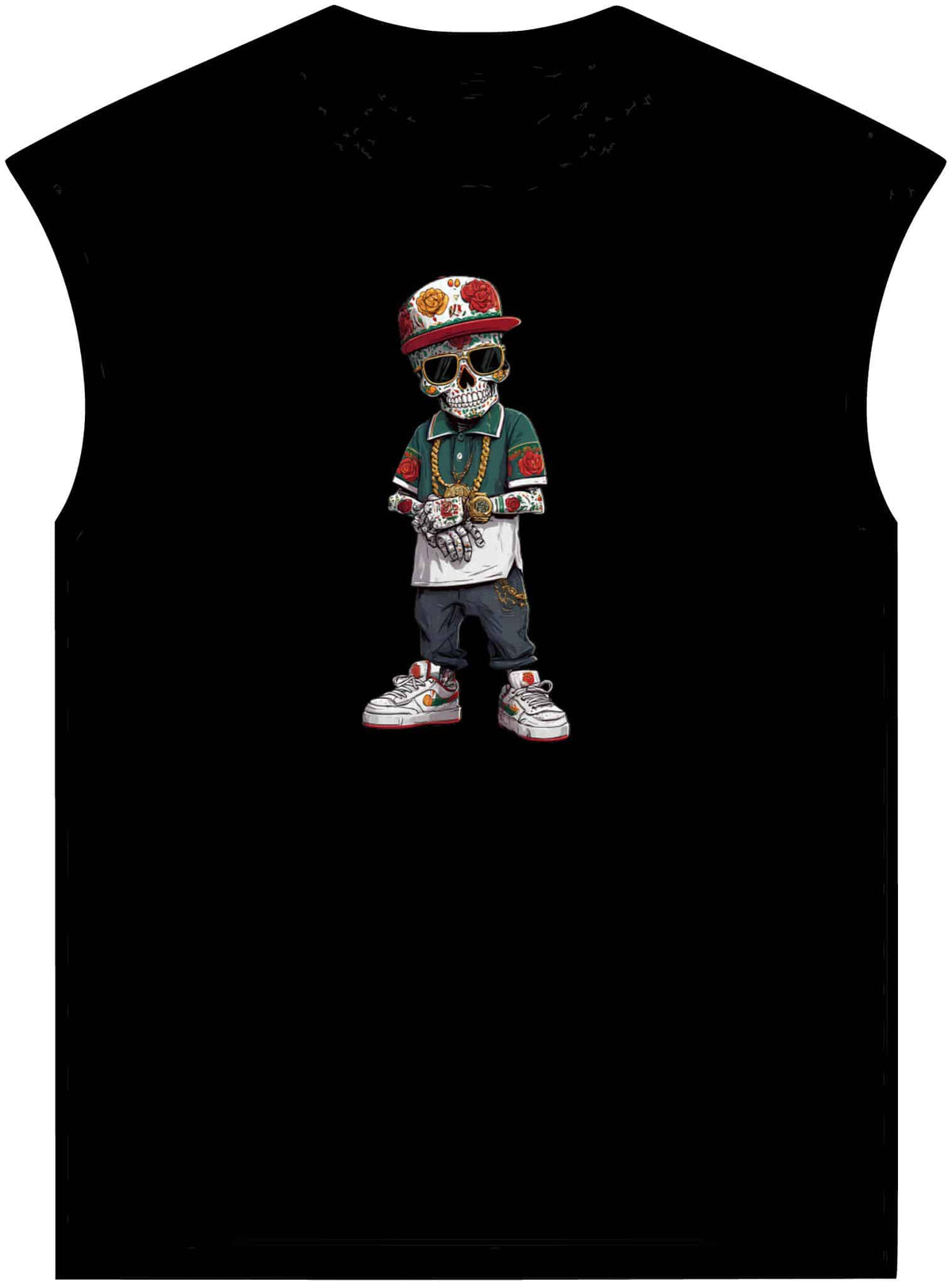 Skull Luxury Unisex Garment-Dyed Muscle Tee image