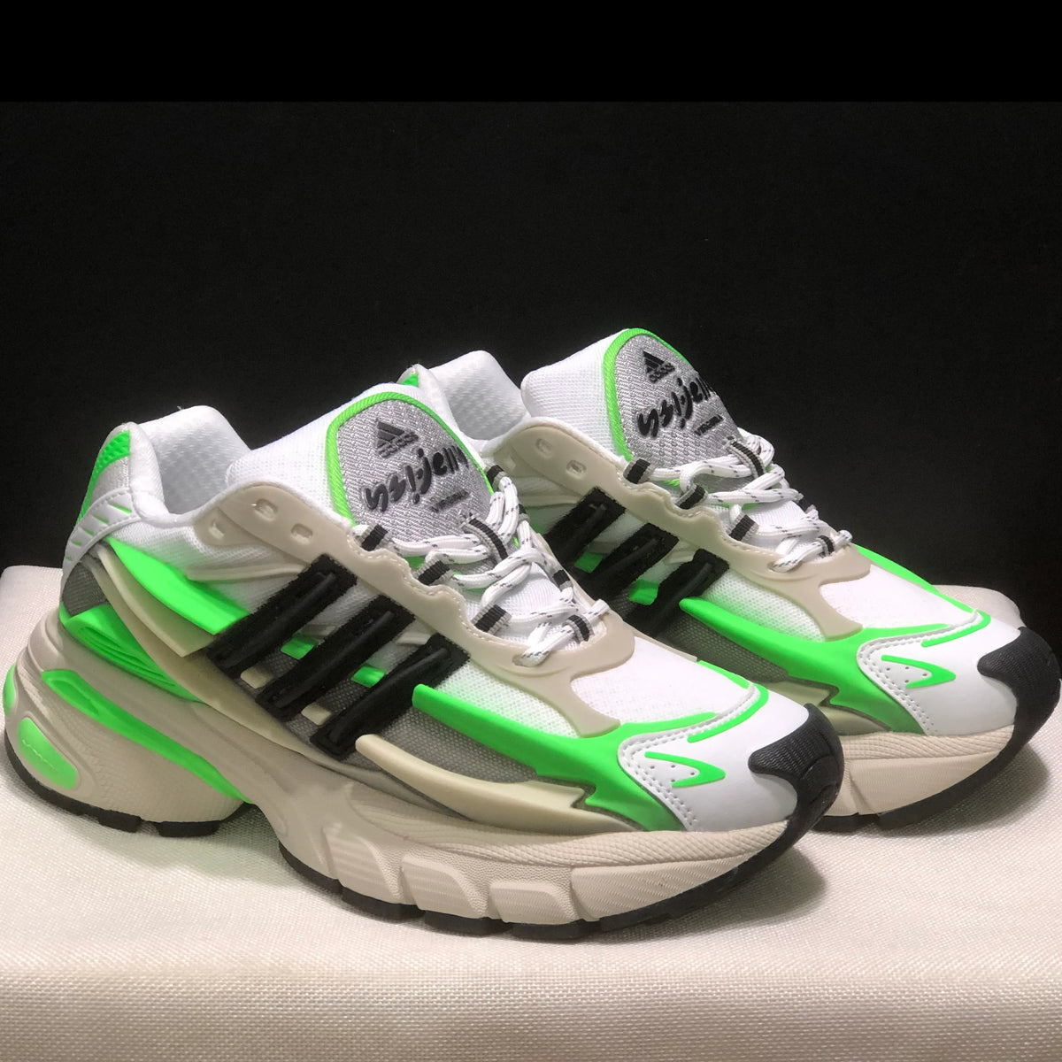 Pharrell x AD Adistar Jellyfish 'Focus Olive Real Green' Blue Shoes Sneakers - nk0004964 image 3