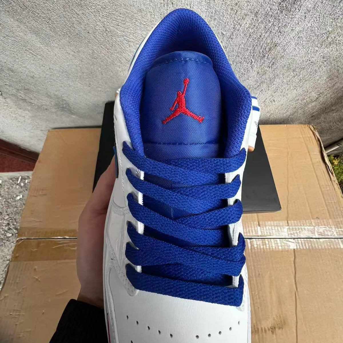 AJ 1 Low Dodgers Shoes Sneakers - nk0005002 image 6