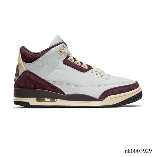AJ 3 x A Ma Maniere "Burgundy Crush" Shoes Sneakers - nk0003929 image 0
