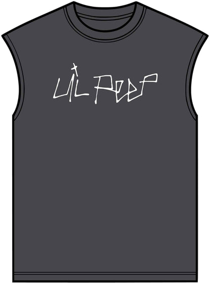 Lil Peep Unisex Garment-Dyed Muscle Tee image 12