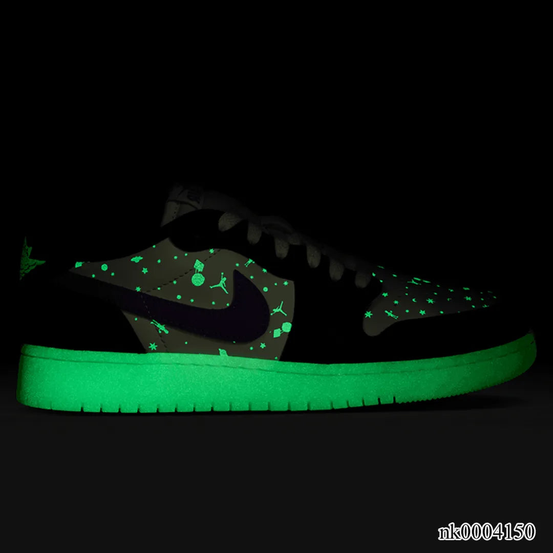 AJ 1 Low Black Raspberry Shoes Sneakers - nk0004150 image 1