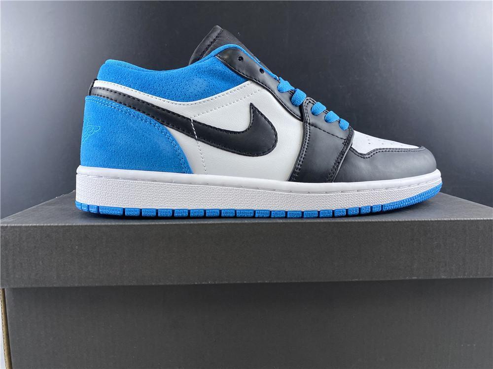 AJ 1 Low Laser Blue Shoes Sneakers - nk0000735 image 3