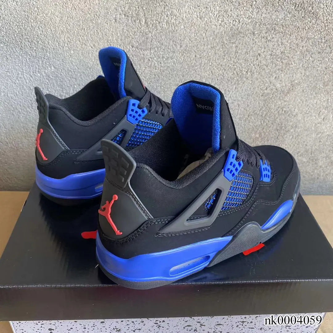AJ 4 Retro Black Deep Royal Blue Shoes Sneakers - nk0004059 image 10