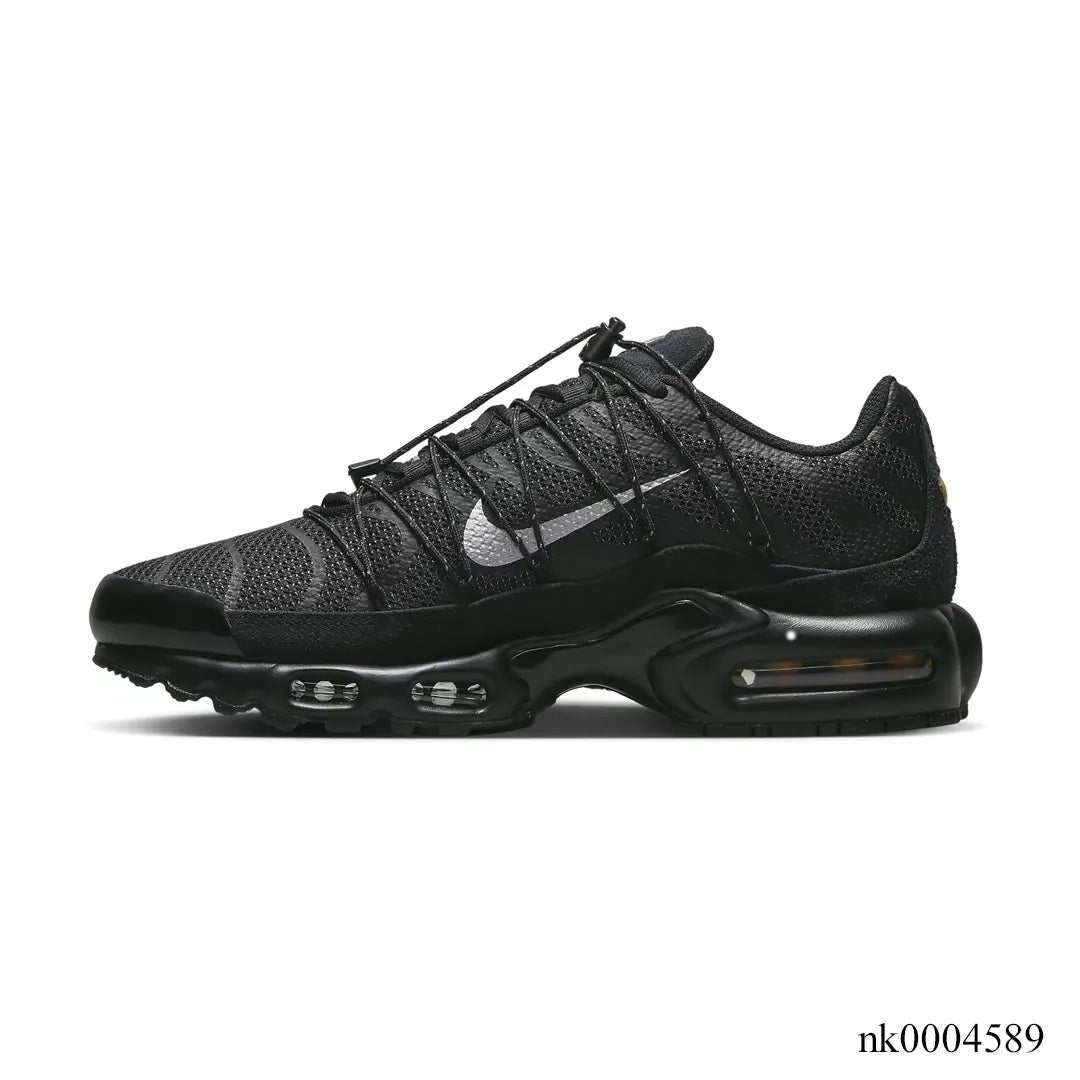 AM Plus Utility Black Metallic Silver Shoes Sneakers - nk0004589 image 1