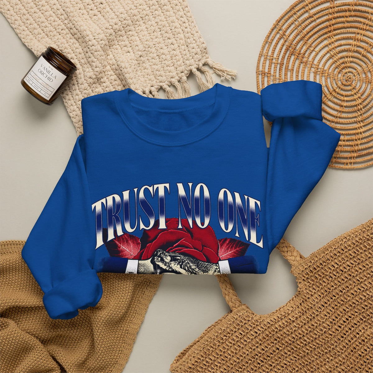 Graphic Print Crewneck Sweatshirt - POD0037 image 35