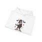 Boy Skeleton Halloween Hooded Sweatshirt image 3