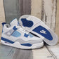 AJ 4 Retro Military Blue Shoes Sneakers - nk0002241 image 6