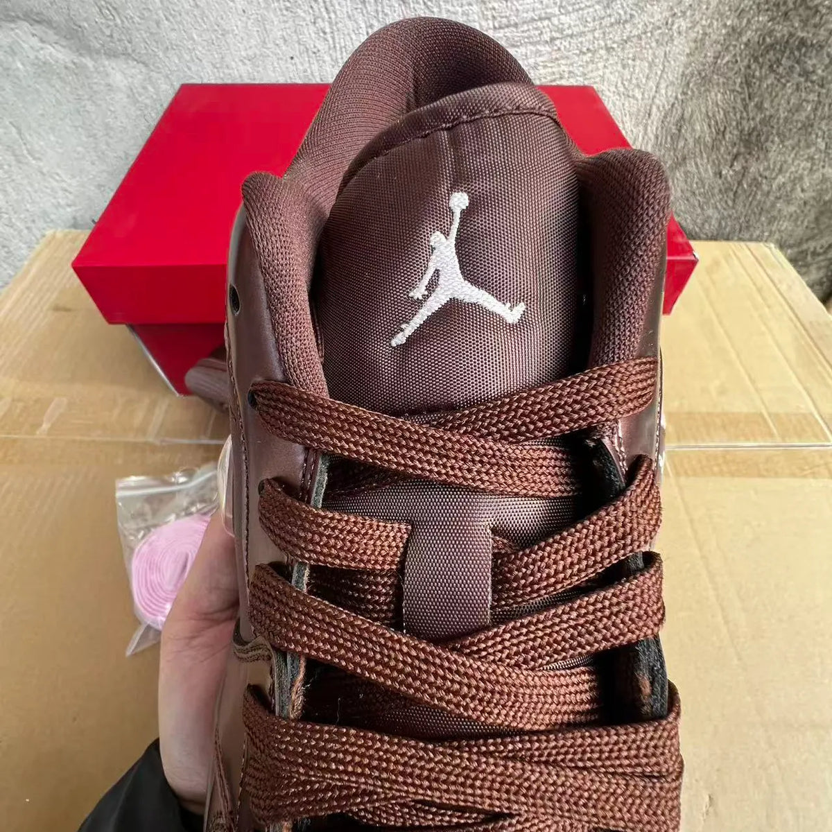 AJ 1 Low 'Chocolate Valentine's Day' Shoes Sneakers – nk0004944 image 14