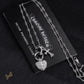 CH Heart And Cross Pendant Necklace - CH0022 image 4