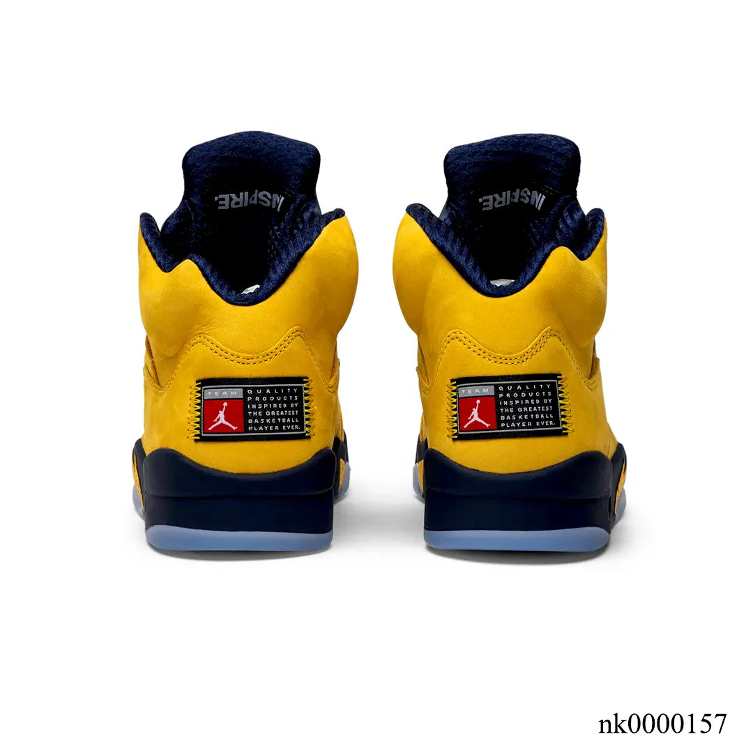 AJ 5 Retro Michigan (2019) Shoes Sneakers - nk0000157 image 3