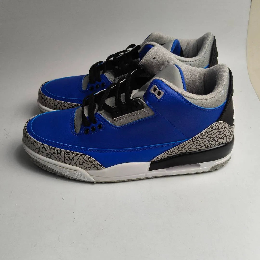 AJ 3 Retro Varsity Royal Cement Shoes Sneakers - nk0000759 image 4