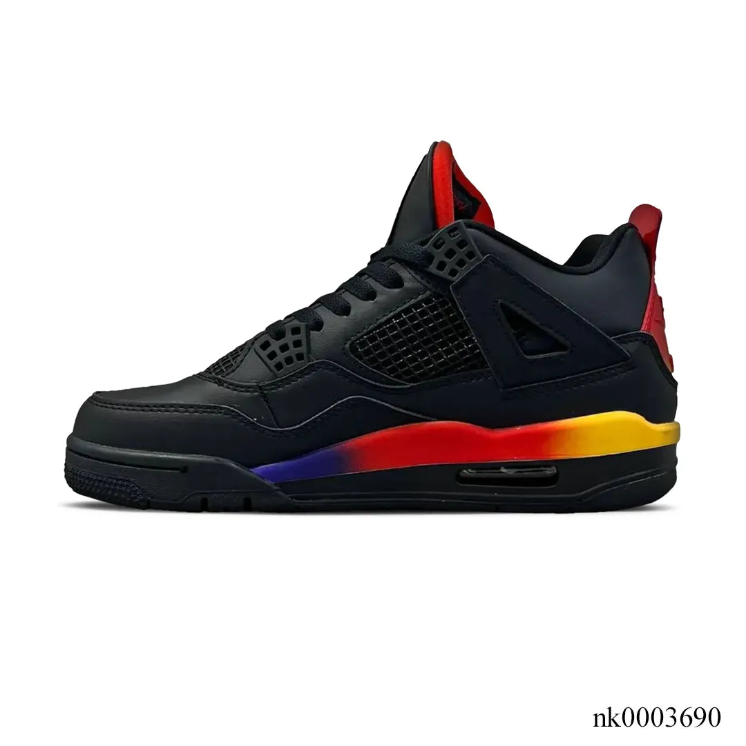 J Balvin x AJ 4 Gradient Rainbow Shoes Sneakers - nk0003690 image 1